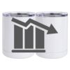 10 oz. White Stainless Steel Short Tumbler Thumbnail