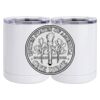 10 oz. White Stainless Steel Short Tumbler Thumbnail
