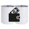 10 oz. White Stainless Steel Short Tumbler Thumbnail