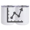 10 oz. White Stainless Steel Short Tumbler Thumbnail