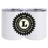 10 oz. White Stainless Steel Short Tumbler Thumbnail