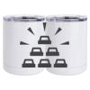 10 oz. White Stainless Steel Short Tumbler Thumbnail