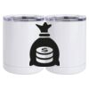 10 oz. White Stainless Steel Short Tumbler Thumbnail