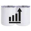 10 oz. White Stainless Steel Short Tumbler Thumbnail