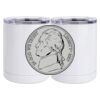 10 oz. White Stainless Steel Short Tumbler Thumbnail
