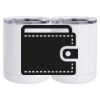 10 oz. White Stainless Steel Short Tumbler Thumbnail