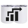 10 oz. White Stainless Steel Short Tumbler Thumbnail