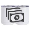 10 oz. White Stainless Steel Short Tumbler Thumbnail