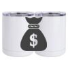 10 oz. White Stainless Steel Short Tumbler Thumbnail