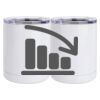 10 oz. White Stainless Steel Short Tumbler Thumbnail