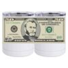 10 oz. White Stainless Steel Short Tumbler Thumbnail