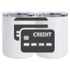 10 oz. White Stainless Steel Short Tumbler Thumbnail