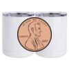 10 oz. White Stainless Steel Short Tumbler Thumbnail