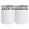 10 oz. White Stainless Steel Short Tumbler Thumbnail