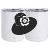 10 oz. White Stainless Steel Short Tumbler Thumbnail