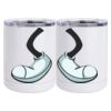 10 oz. White Stainless Steel Short Tumbler Thumbnail