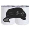 10 oz. White Stainless Steel Short Tumbler Thumbnail