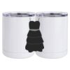 10 oz. White Stainless Steel Short Tumbler Thumbnail