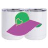 10 oz. White Stainless Steel Short Tumbler Thumbnail