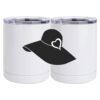 10 oz. White Stainless Steel Short Tumbler Thumbnail