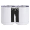 10 oz. White Stainless Steel Short Tumbler Thumbnail