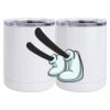 10 oz. White Stainless Steel Short Tumbler Thumbnail