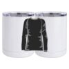10 oz. White Stainless Steel Short Tumbler Thumbnail