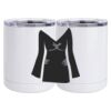 10 oz. White Stainless Steel Short Tumbler Thumbnail