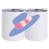 10 oz. White Stainless Steel Short Tumbler Thumbnail
