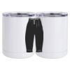 10 oz. White Stainless Steel Short Tumbler Thumbnail