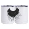 10 oz. White Stainless Steel Short Tumbler Thumbnail
