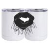 10 oz. White Stainless Steel Short Tumbler Thumbnail