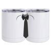 10 oz. White Stainless Steel Short Tumbler Thumbnail