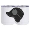 10 oz. White Stainless Steel Short Tumbler Thumbnail