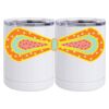 10 oz. White Stainless Steel Short Tumbler Thumbnail