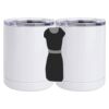 10 oz. White Stainless Steel Short Tumbler Thumbnail