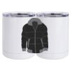 10 oz. White Stainless Steel Short Tumbler Thumbnail