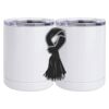 10 oz. White Stainless Steel Short Tumbler Thumbnail