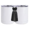 10 oz. White Stainless Steel Short Tumbler Thumbnail