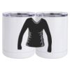 10 oz. White Stainless Steel Short Tumbler Thumbnail