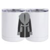 10 oz. White Stainless Steel Short Tumbler Thumbnail