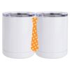 10 oz. White Stainless Steel Short Tumbler Thumbnail