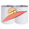 10 oz. White Stainless Steel Short Tumbler Thumbnail