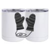 10 oz. White Stainless Steel Short Tumbler Thumbnail