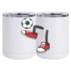 10 oz. White Stainless Steel Short Tumbler Thumbnail