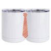 10 oz. White Stainless Steel Short Tumbler Thumbnail