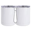10 oz. White Stainless Steel Short Tumbler Thumbnail