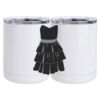 10 oz. White Stainless Steel Short Tumbler Thumbnail