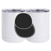 10 oz. White Stainless Steel Short Tumbler Thumbnail