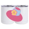 10 oz. White Stainless Steel Short Tumbler Thumbnail